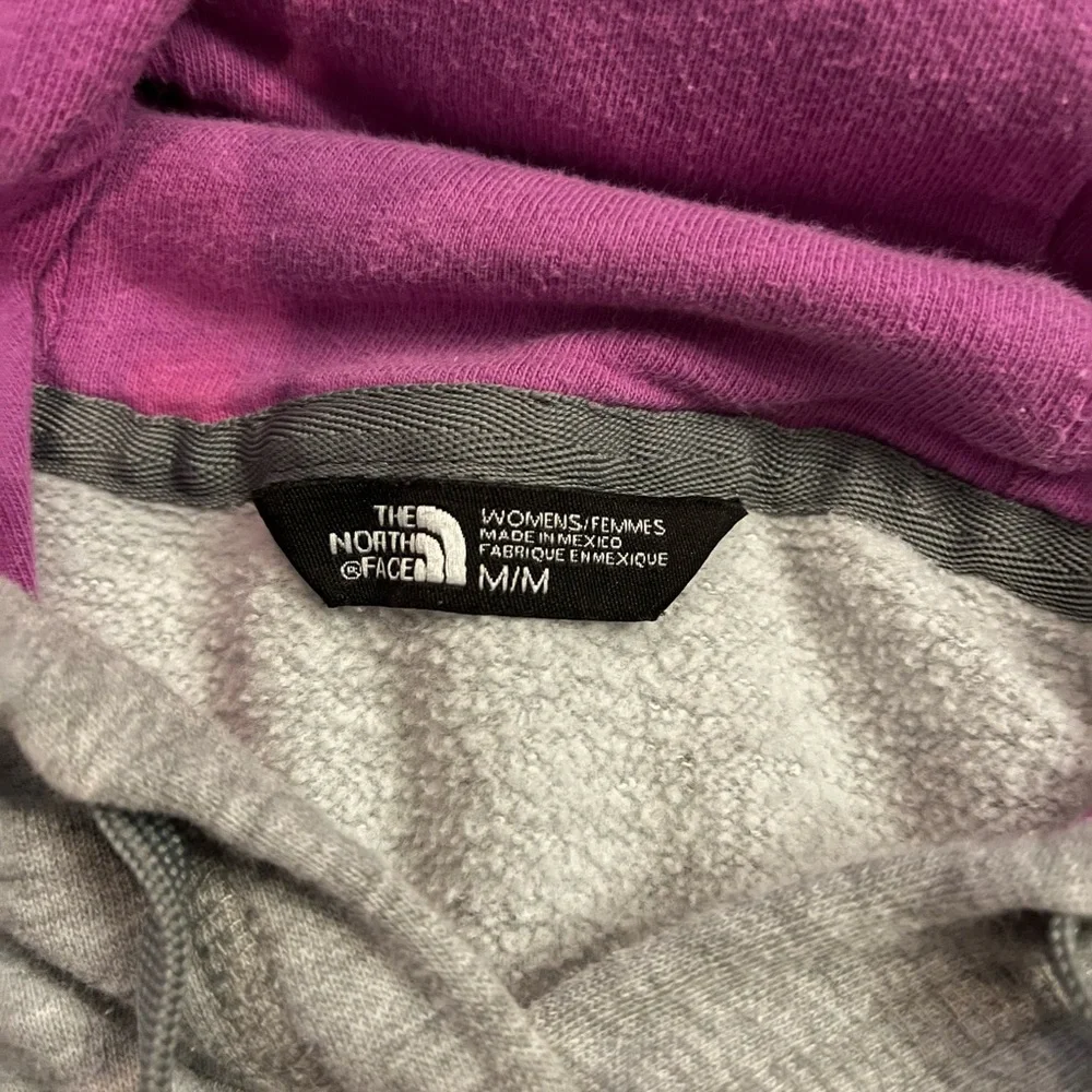 The North Face Pink and Gray Hoodie, M - Picture 3 of 4